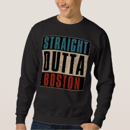 Sudadera Directamente fuera de Boston Massachusetts MAMÁES