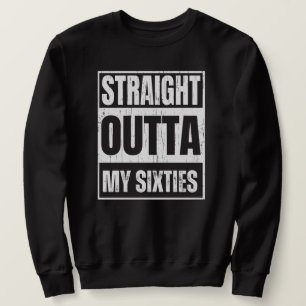 Sudadera Directamente fuera de mi sátira graciosa senior de