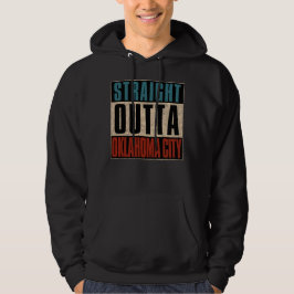 Sudadera Directamente fuera de Oklahoma Ciudad Oklahoma OK