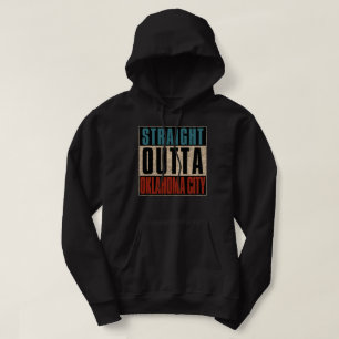 Sudadera Directamente fuera de Oklahoma Ciudad Oklahoma OK