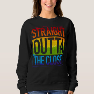 Sudadera Directamente Fuera Del Orgullo Gay Closet Lgbt