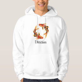 Sudadera Direction – Timeless Koi Symbol of Clarity, Growth