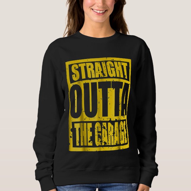 Sudadera Directo desde la camiseta de la cochera (Anverso)