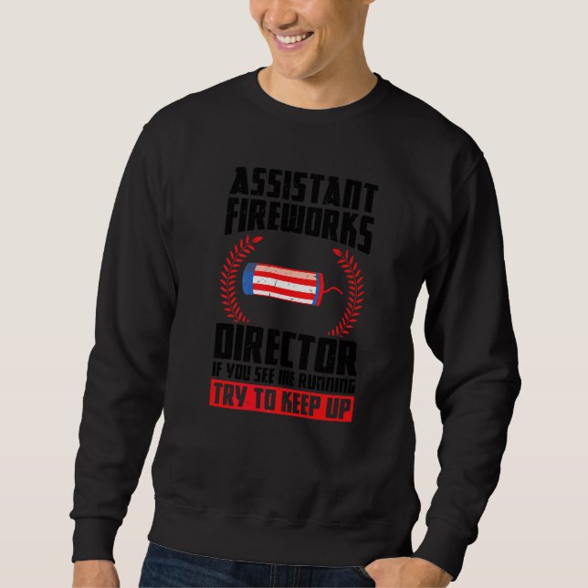 Sudadera Director Asistente de Fuegos Artificiales Si Ve Fu (Anverso)