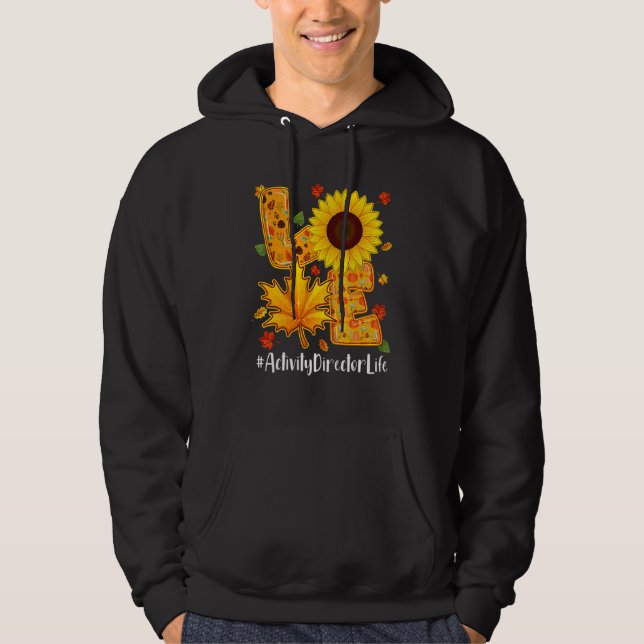 Sudadera Director de Actividad de Amor Vida Día de Acción d (Anverso)