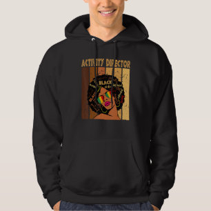 Sudadera Director de actividades Afro-American Black Hist