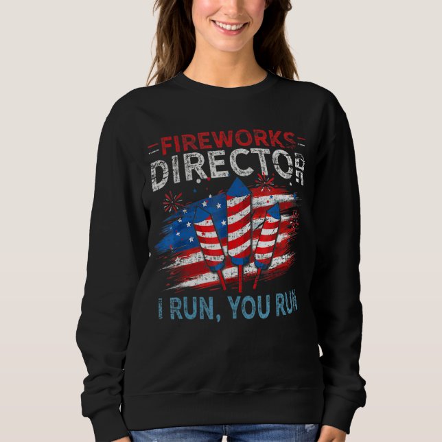 Sudadera Director De Firework Te Ejecuto El 4 De Julio Amer (Anverso)