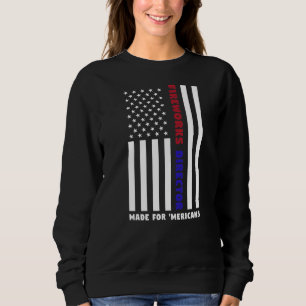 Sudadera Director De Fireworks Hecho Para Mericans America
