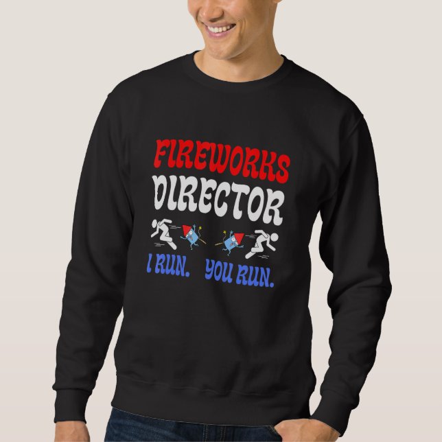 Sudadera Director de Fireworks I Run You Run - Assistant Fi (Anverso)
