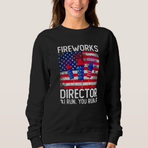 Sudadera Director De Fuegos Artificiales Si Corro Todos Cor