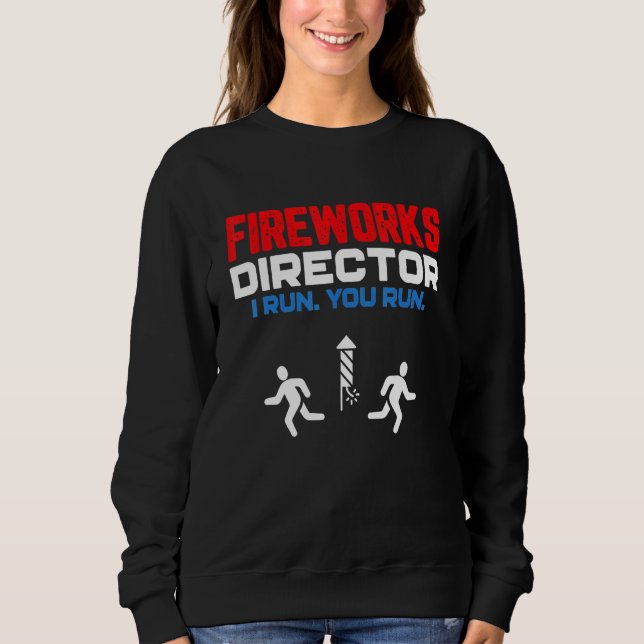Sudadera Director De Fuegos Artificiales Te Ejecuto Patriót (Anverso)