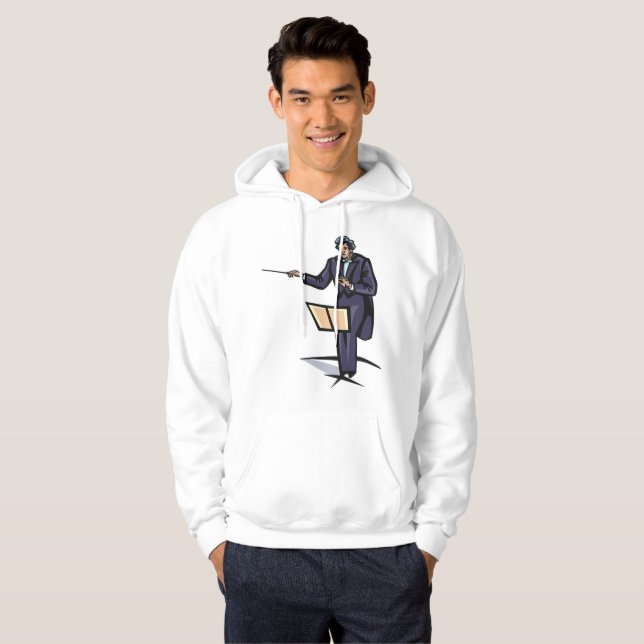 Sudadera Director de Orquesta Sinfónica Música Clásica (Anverso completo)