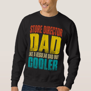 Sudadera Director de Tienda de Hombres Padre Como un Padr