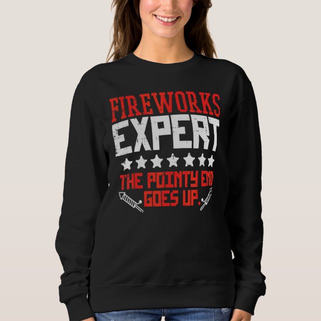 Sudadera Director Experto en Fuegos Artificiales  Cuatro de (Anverso)