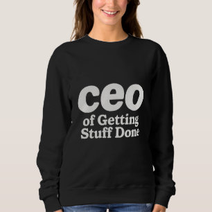 Sudadera Director general de hacer cosas 