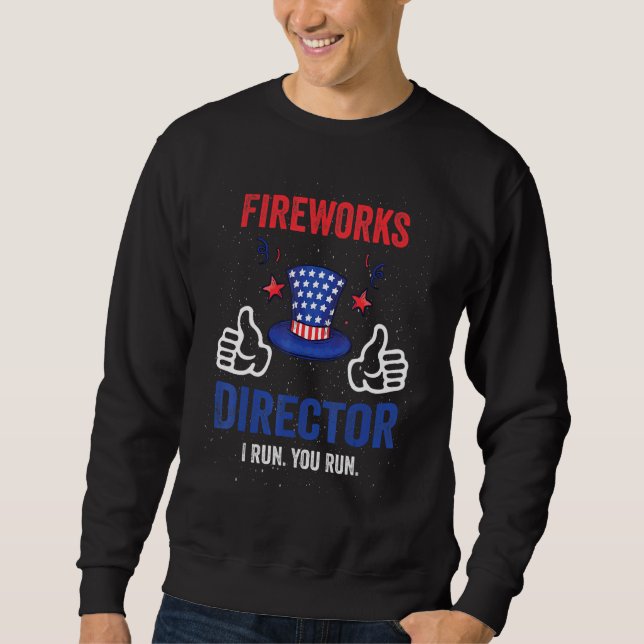 Sudadera Director Técnico De Fuegos Artificiales Te Ejecuto (Anverso)