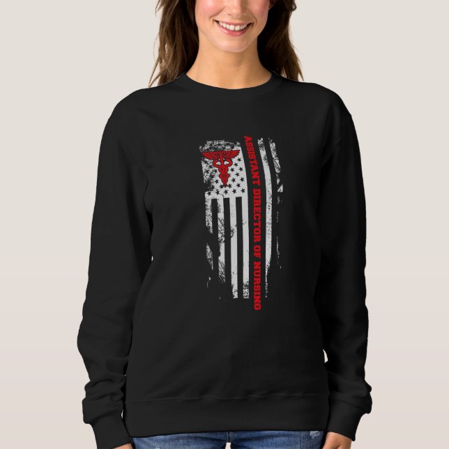 Sudadera Directora Auxiliar De Enfermeras De Enfermería De  (Anverso)
