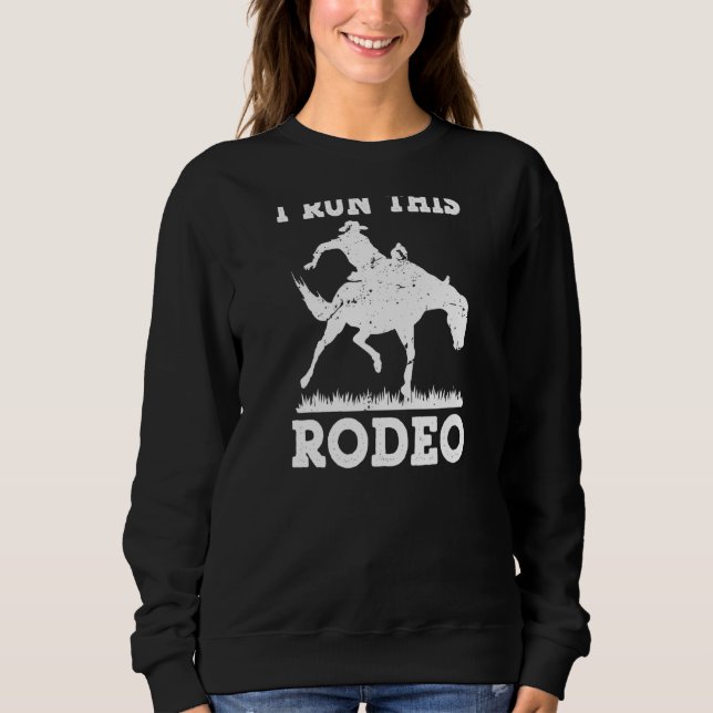 Sudadera Dirijo Este País Rodeo Occidental (Anverso)