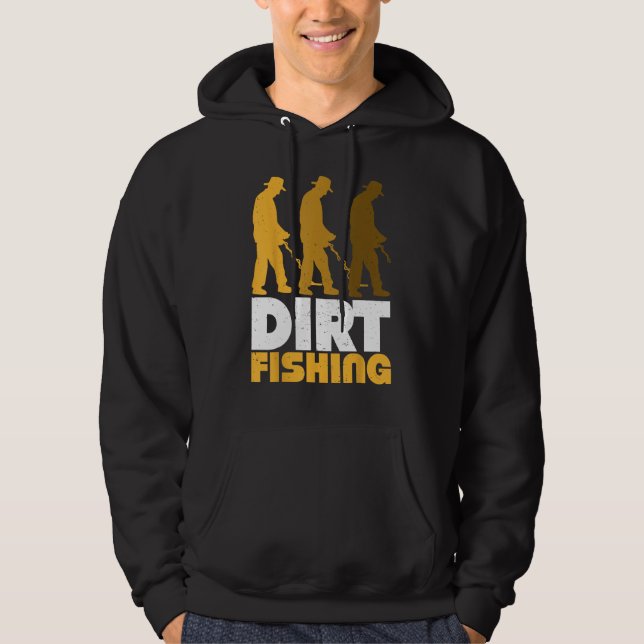 Sudadera Dirt Fishing Metal Detector Searching For Treasure (Anverso)