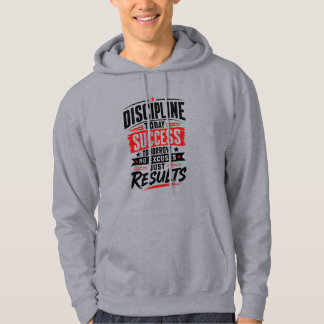 Sudadera Disciplina Hoy Éxito Mañana Tipografía Camiseta