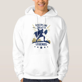 Sudadera Discipline Creates Legends Hoodie – Motivational