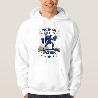 Sudadera Discipline Creates Legends Hoodie – Motivational