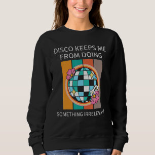 Sudadera Disco 70s Disco 80s Disco Retro Antiguo Baile