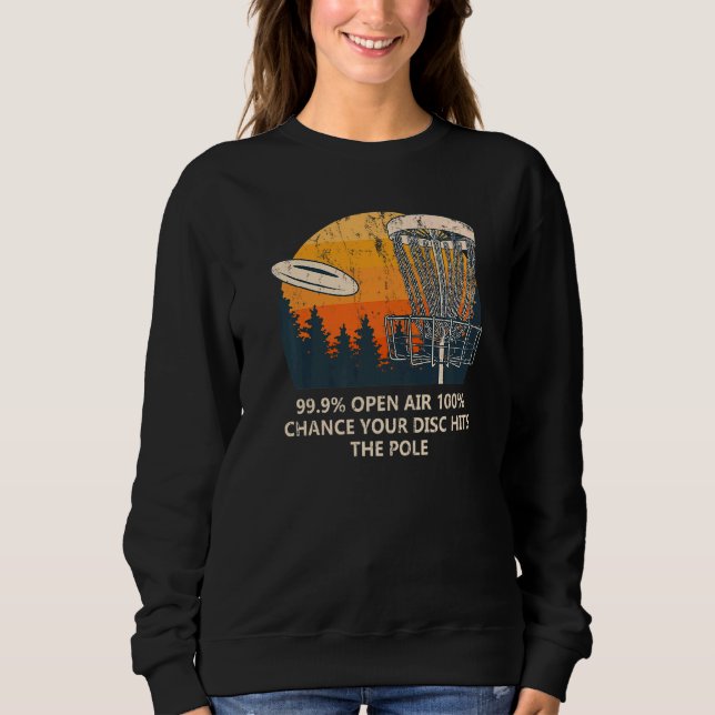 Sudadera Disco de 100 oportunidades golpea al Humor de Golf (Anverso)