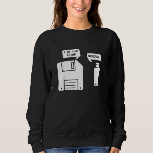 Sudadera Disco De Discoteca Usb Soy Tu Padre Geek