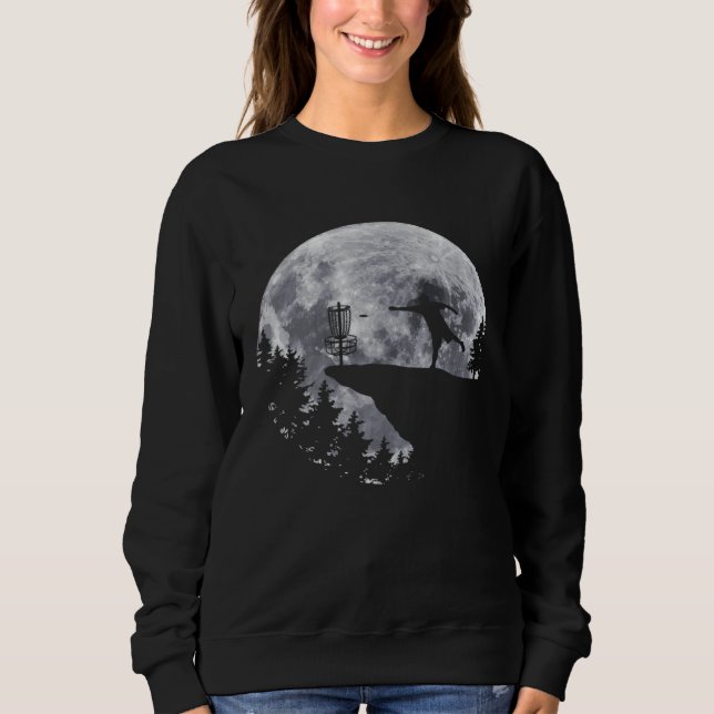 Sudadera Disco de jugador de golf de frisbee de deportes fo (Anverso)