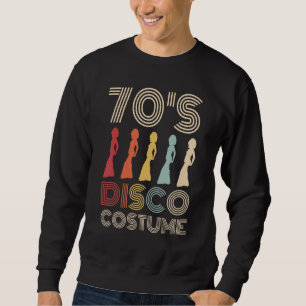 Sudadera Discostume de disco de los años 70 70 Estilos temá