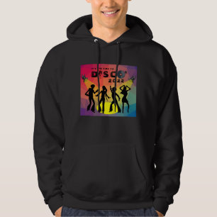Sudadera Discoteca, pista de baile, retro, multicolor