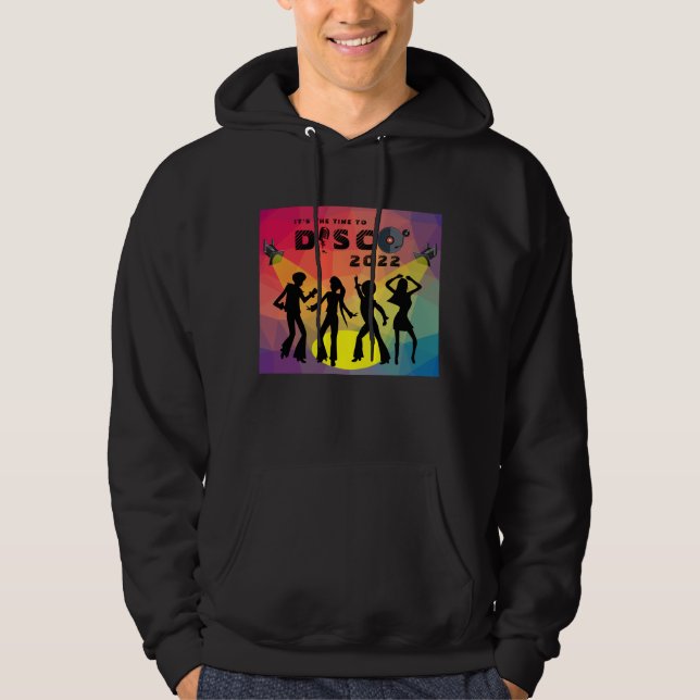 Sudadera Discoteca, pista de baile, retro, multicolor (Anverso)