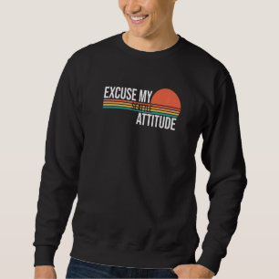 Sudadera Disculpen mi actitud hacia Seattle para hombres mu
