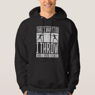 Sudadera Discus, lo lanzo y sé cosas Discus Throw