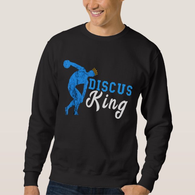 Sudadera Discus Thrower Discus King Track Y Field Discus (Anverso)