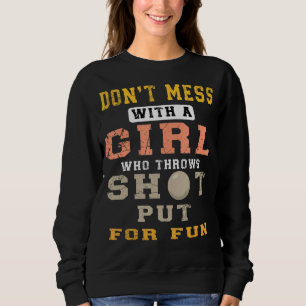Sudadera Discus Throwing Shot Put Discus Thrower Chica Muje