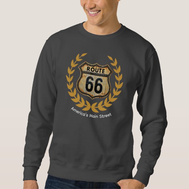 Sudadera Diseñador de la ruta 66 (Anverso)