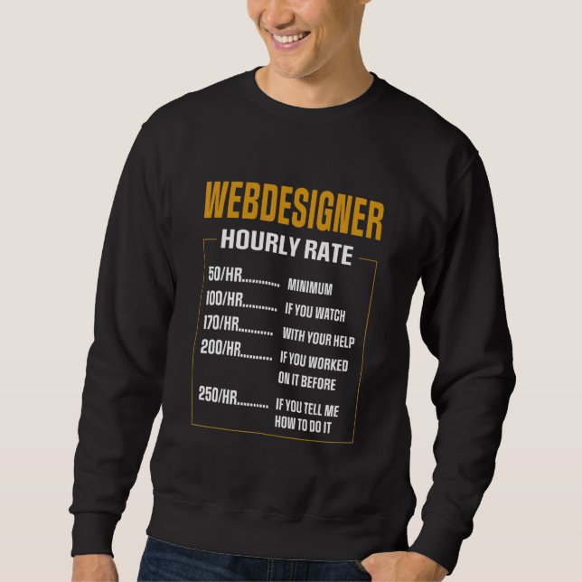 Sudadera Diseñador web de pagos de Guay Sat Web Designer (Anverso)