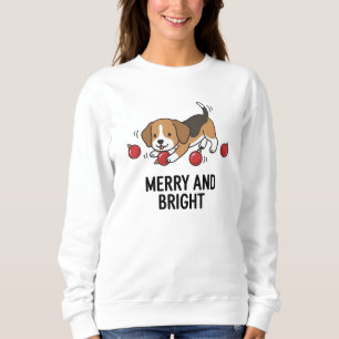 Sudadera Diseño Alegre y Brillante de Perro Beagle Suave de