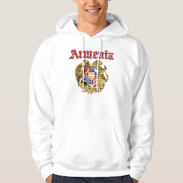Sudadera Diseño armenio del escudo de armas (Anverso)
