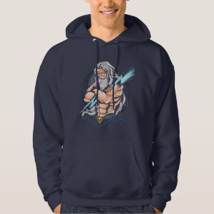 Sudadera Diseño artístico de Thunder zeus god