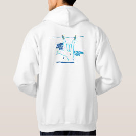 Sudadera Diseño ASL - Lava, Enjuaga y Seca el Amor ILY