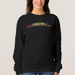 Sudadera Diseño Billiard del jugador de bolas de billar Sno