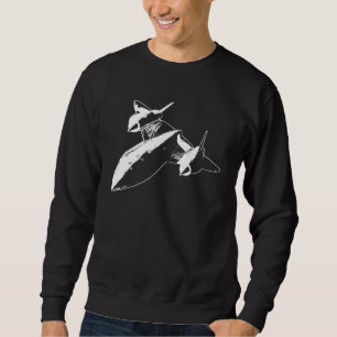 Sudadera Diseño blanco de la camiseta oscura de los hombre