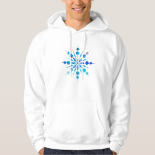 Sudadera Diseño Blue Snowflake