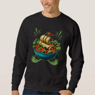Sudadera diseño burrito divertido para los amantes