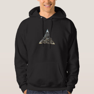 Sudadera Diseño céltico del nudo de los espirales de plata