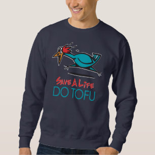 Sudadera Diseño chistoso del queso de soja