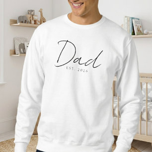 Sudadera Diseño clásico de familia de EST año de Papá acoge